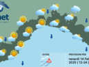 Meteo, raffiche di vento intense fino a 80-100km/h. Cieli sereni o poco nuvolosi