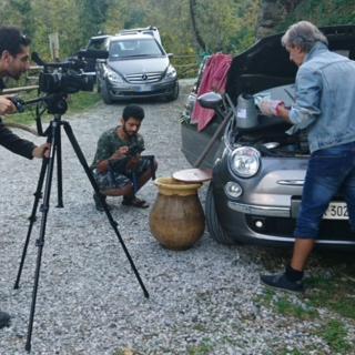 Una scena dal set