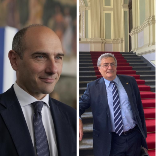 Il sen. Alessandro Morelli e il prof. Maurizio Zumerle Il sen. Alessandro Morelli e il prof. Maurizio Zumerle