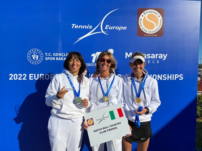 Tennis, la genovese Erika Giunio sul tetto d’Europa nella categoria over 45
