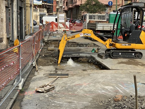 Pegli, i commercianti di via Martiri fortemente penalizzati dal cantiere