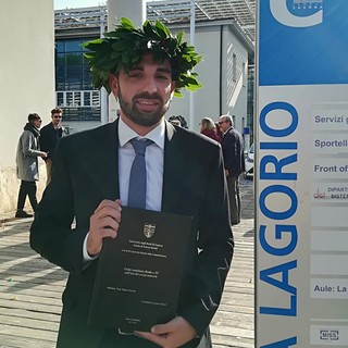 Congratulazioni a Luciano Parodi, oggi laureato in Scienze della Comunicazione