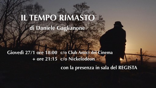Daniele Gaglianone presenta il suo nuovo film "Il tempo rimasto" Daniele Gaglianone presenta il suo nuovo film "Il tempo rimasto"