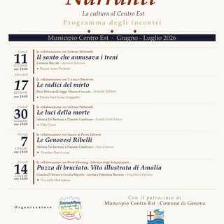 Luoghi Narranti porta i libri nelle piazze del Centro Est: cinque appuntamenti tra cultura, quartieri e socialità