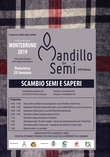 "Mandillo dei semi": la XVII edizione a Montebruno