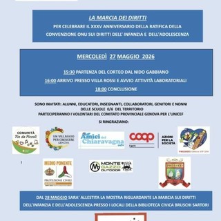 A Villa Rossi "La Marcia dei Diritti": bambini, bambine, scuole e famiglie insieme per i diritti dell'infanzia A Villa Rossi "La Marcia dei Diritti": bambini, bambine, scuole e famiglie insieme per i diritti dell'infanzia