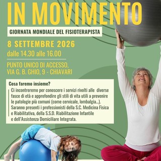 Chiavari, la sanità incontra i cittadini: l'Area 4 celebra la Giornata del Fisioterapista