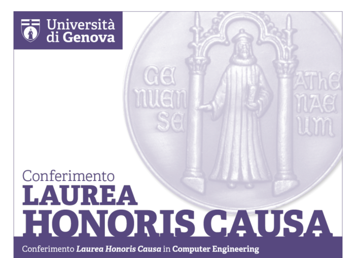 Laurea honoris causa in Ingegneria Informatica a Stefano Barrese: cerimonia all'Università di Genova