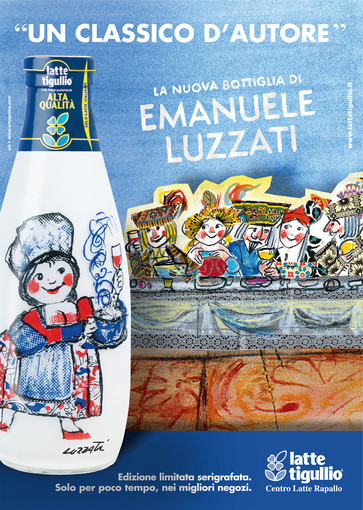 Centro Latte Rapallo-Latte Tigullio: è firmata Luzzati la nuova bottiglia d'autore