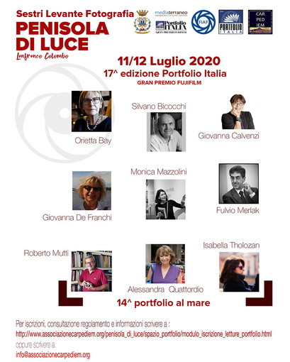 Torna a Sestri Levante il Festival della Fotografia &quot;Penisola di Luce 2020&quot;