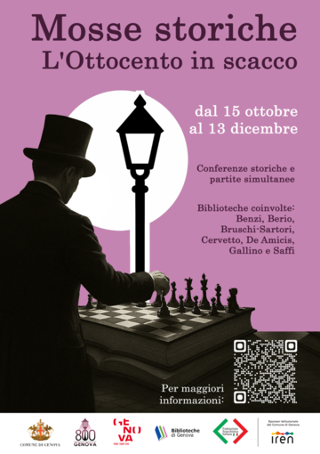 Genova celebra il secolo dei grandi cambiamenti con un viaggio tra scacchi, storia e cultura nelle biblioteche cittadine