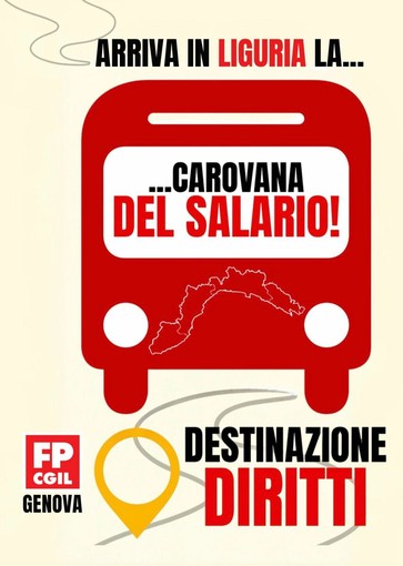 Arriva a Genova la carovana FP Cgil del salario: da mercoledì 3 dicembre a Isolverde, Ronco Scrivia e Sant'Olcese