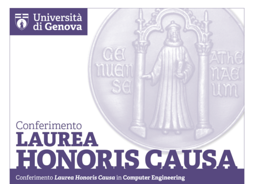 Laurea honoris causa in Ingegneria Informatica a Stefano Barrese: cerimonia all'Università di Genova