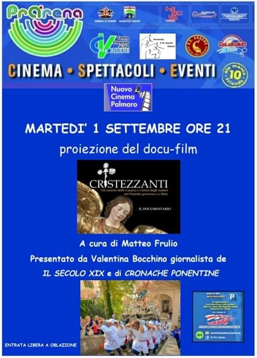 Il docu-film sui 'Cristezzanti' proiettato all'arena estiva di Prà
