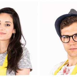I genovesi Lora Kayyal e Marco Palma, protagonisti a Bake Off Italia 2021 (foto tratta dal sito di Real Time)