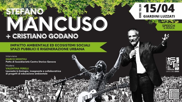 Turismo predatorio, sabato ai Giardini Luzzati incontro con Stefano Mancuso e Cristiano Godano Turismo predatorio, sabato ai Giardini Luzzati incontro con Stefano Mancuso e Cristiano Godano