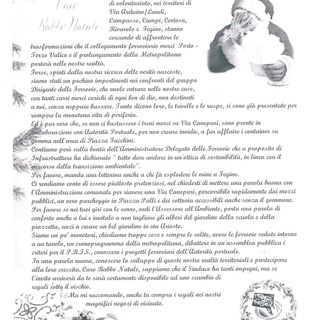 “Caro Babbo Natale, ecco i nostri desideri”: i comitati di Certosa chiedono un aiuto per il quartiere-cantiere “Caro Babbo Natale, ecco i nostri desideri”: i comitati di Certosa chiedono un aiuto per il quartiere-cantiere