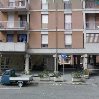 Il supermercato della Lidl in piazza Di Vittorio a Sestri Ponente