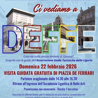 Giornata della Guida Turistica, Genova svela i segreti di "Deffe": tour gratuito per salvare una scultura