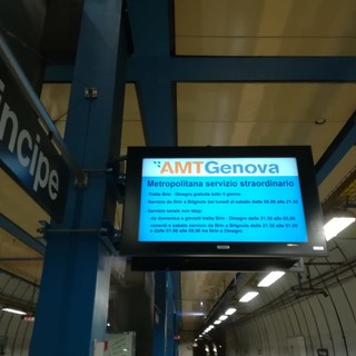 Genova e la metro &quot;più corta del mondo&quot;, ma con treni troppo lunghi