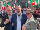 Da sinistra: Marco Rizzo, Francesco Toscano ed Erica Martini