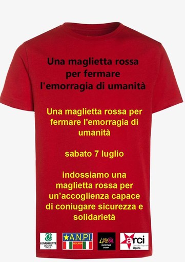 Magliette rosse: l'appello di Libera per sabato 7 luglio