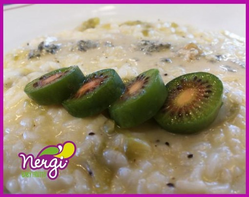 Mercoledì Veg: risotto con Nergi e fonduta di Gorgonzola