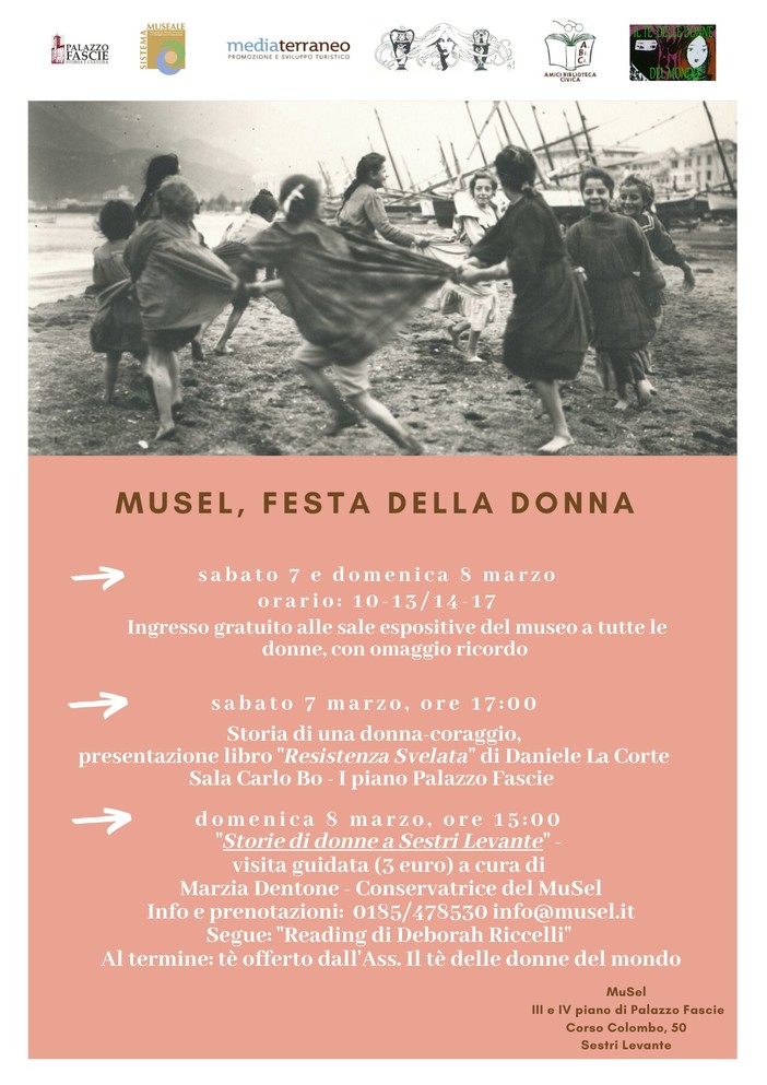 Sestri Levante: al MuSel si festeggiano le donne e la Resistenza