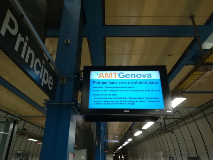Genova e la metro &quot;più corta del mondo&quot;, ma con treni troppo lunghi