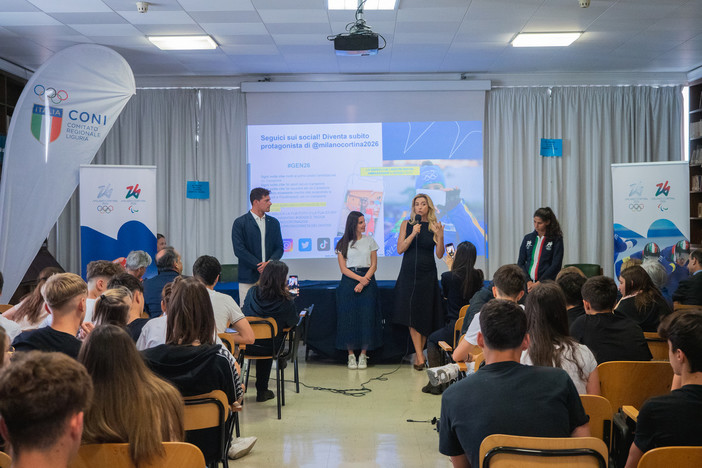 A Genova l'ottava tappa del progetto Education Gen26 “Milano Cortina 2026 nelle scuole” A Genova l'ottava tappa del progetto Education Gen26 “Milano Cortina 2026 nelle scuole”