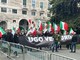 La manifestazione dei militanti di estrema destra a Brignole