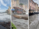La mareggiata colpisce il Levante, a Camogli la violenza delle onde fa crollare un ristorante (Foto e Video)