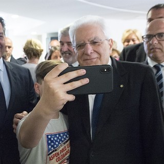 Visita lampo di Mattarella al Gaslini e all'IIT di Genova