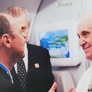 Marco Ansaldo e Papa Francesco