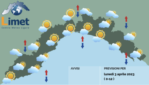 Meteo, in arrivo correnti fredde in tutta la Liguria Meteo, in arrivo correnti fredde in tutta la Liguria