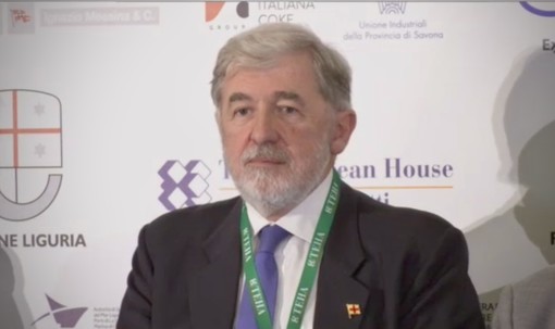 Marco Bucci alla presentazione del Report Think Tank 2030