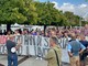 Ansaldo, protesta dei lavoratori al convegno dei 170 anni dell’azienda (Foto e Video)