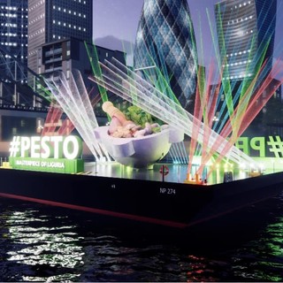 Pesto e mortaio giganti sul Tamigi, al via il tour promozionale della Liguria per le città europee