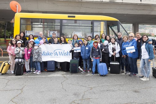 Make-A-Wish: arrivano a Genova i compagni di Maria Chiara