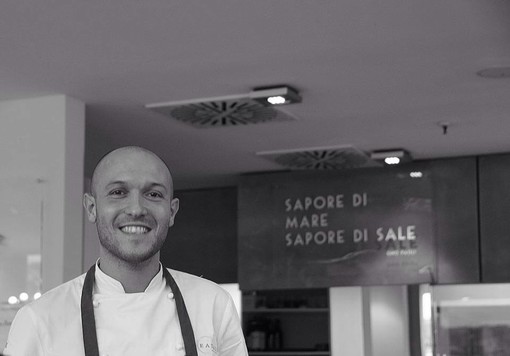 Lo showcooking di Marco Visciola per il RistorExpo di Genova