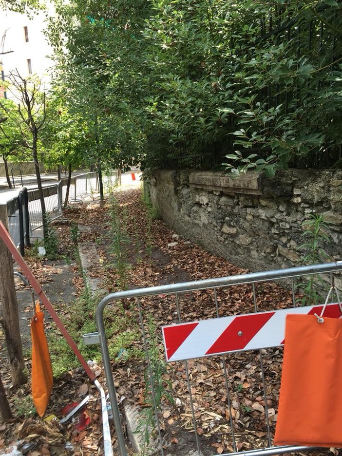 Pegli, sarà ricostruito a breve il muro crollato in viale Modugno Pegli, sarà ricostruito a breve il muro crollato in viale Modugno