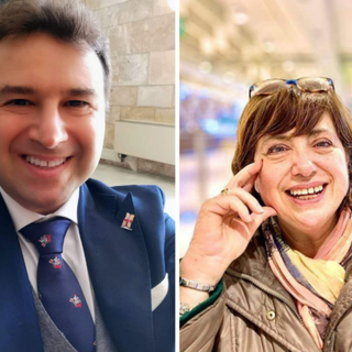 Mario Mascia (Forza Italia) e Lorella Fontana (Lega)