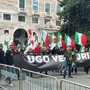 La manifestazione dei militanti di estrema destra a Brignole