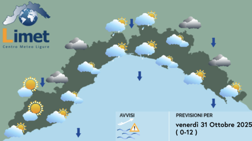 Meteo, ancora nuvolosità e qualche pioggia sulla Liguria Meteo, ancora nuvolosità e qualche pioggia sulla Liguria