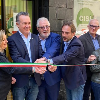 L'inaugurazione in piazza Campetto