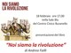 Il libro 'rivoluzionario' di Andrea Failli, scrittore e musicista. La presentazione al Centro Civico di Sampierdarena