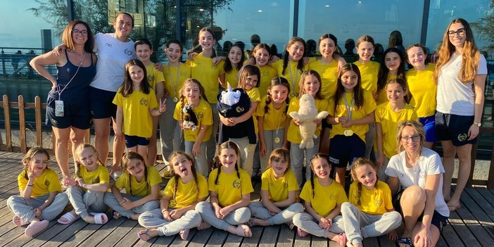 Nuoto artistico, Rapallo Nuoto pigliatutto a Voltri e ora punta alla sfida internazionale di San Marino