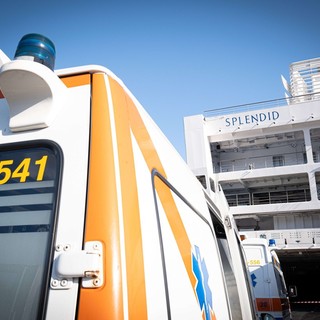 Sono 8 i pazienti con covid-19 ricoverati sulla nave GNV-Splendid