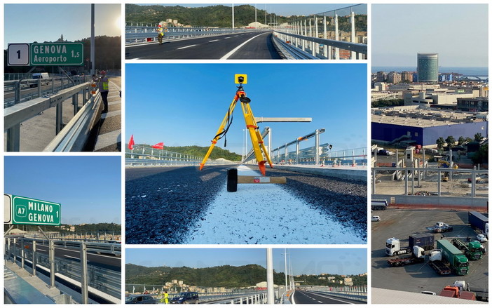 Un "giro" sul nuovo ponte San Giorgio a Genova: lunedì l'inaugurazione (FOTO e VIDEO) Un "giro" sul nuovo ponte San Giorgio a Genova: lunedì l'inaugurazione (FOTO e VIDEO)