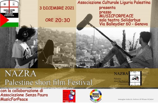 Alla prima edizione genovese del Nazra palestinian short film festival saranno proiettati i quattro cortometraggi premiati